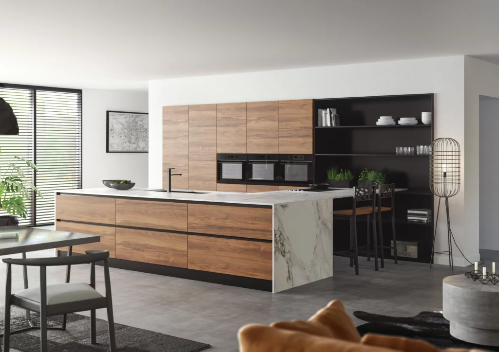 Premium quality Wooden Cabinets Dubai with elegant finishing and storage space.