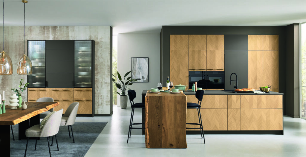 Expert carpentry team installing Wooden Cabinets Dubai in a luxury home setting.