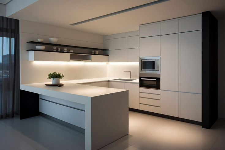 Custom kitchen wall cabinets Abu Dhabi with durable finishes and smart storage
