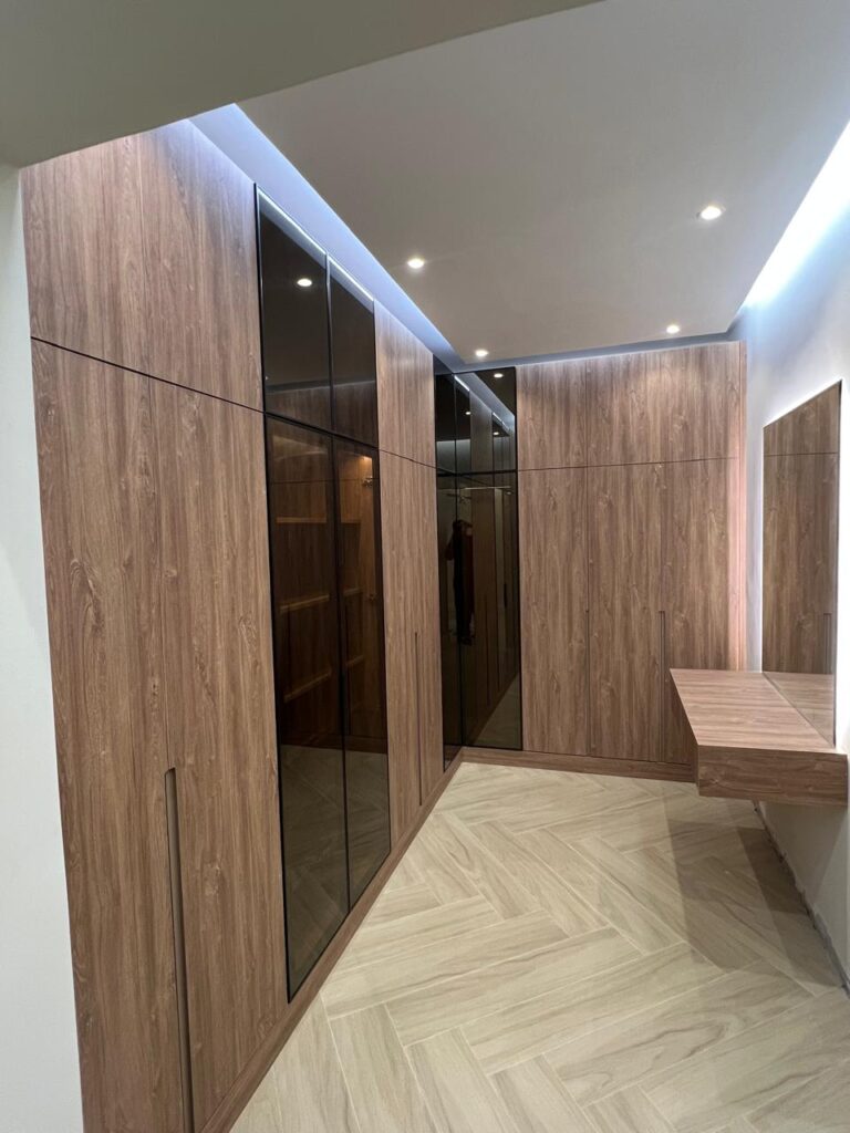 Luxury Kitchen Carpentry Services Abu Dhabi with bespoke cabinets and storage